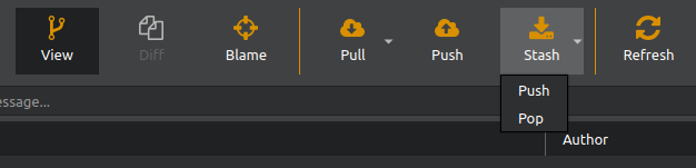 GitQlient - Stash options