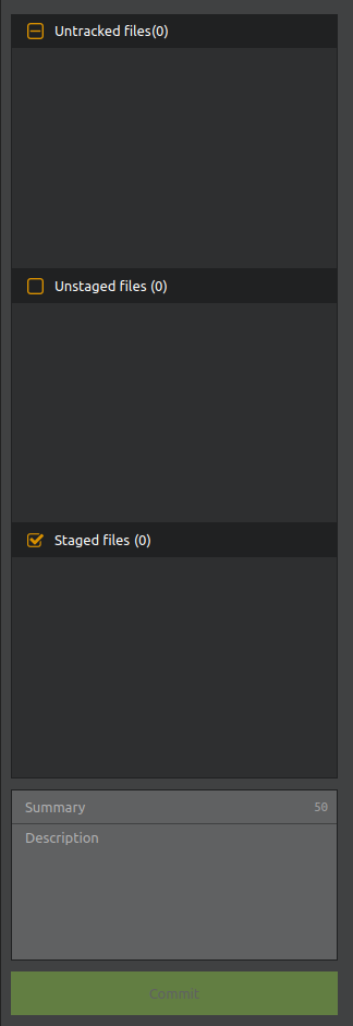 GitQlient - WIP view